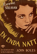 En enda natt 1933 poster Margaret Sullavan John Boles John M Stahl