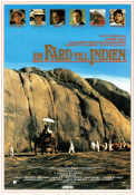 A Passage to India 1984 movie poster Judy Davis Victor Banerjee Peggy Ashcroft David Lean Asia Mountains