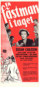 En fästman i taget 1952 movie poster Sickan Carlsson Karl-Arne Holmsten Edvin Adolphson Stig Järrel Arne Källerud Schamyl Bauman Writer: Gösta Stevens