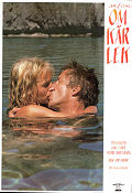 En film om kärlek 1987 poster Sven Wollter Linn Stokke Sverre Anker Ousdal Mats Arehn Romantik Strand