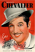 The Beloved Vagabond 1936 movie poster Maurice Chevalier Betty Stockfeld Curtis Bernhardt Eric Rohman art