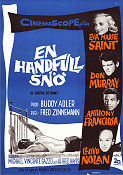 A Hateful of Rain 1957 movie poster Eva Marie Saint Don Murray Fred Zinnemann