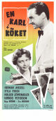 En karl i köket 1954 movie poster Herman Ahlsell Ittla Frodi Hjördis Petterson Holger Löwenadler Rolf Husberg Telephones Food and drink