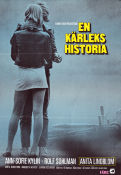 En kärlekshistoria 1970 poster Ann-Sofie Kylin Rolf Sohlman Anita Lindblom Bertil Norström Roy Andersson Kultfilmer