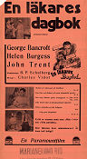 En läkares dagbok 1937 poster George Bancroft Helen Burgess Charles Vidor