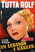 Dressed to Thrill 1936 movie poster Tutta Rolf Clive Brooks Eric Rohman art