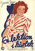 En lektion i kärlek 1940 poster Jenny Jugo Albert Matterstock Erich Engel