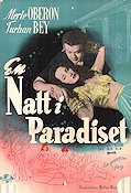 Night in Paradise 1946 movie poster Merle Oberon Turhan Bey Adventure and matine