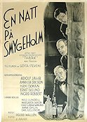 En natt på Smygeholm 1933 movie poster Ernst Eklund Adolf Jahr Hasse Ekman Annalisa Ericson Ingrid Robbert