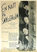 En natt på Smygeholm 1933 poster Ernst Eklund Adolf Jahr Hasse Ekman Annalisa Ericson Ingrid Robbert