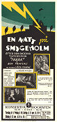 En natt på Smygeholm 1933 movie poster Adolf Jahr Annalisa Ericson Ernst Eklund Sigurd Wallén