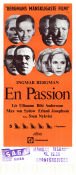 The Passion of Anna 1969 movie poster Liv Ullmann Bibi Andersson Max von Sydow Erland Josephson Erik Hell Ingmar Bergman