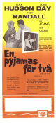 En pyjamas för två 1961 poster Rock Hudson Doris Day Tony Randall Delbert Mann