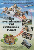 En rymdman vid riddarnas bord 1979 poster Dennis Dugan Jim Dale Ron Moody Russ Mayberry Rymdskepp