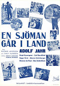 En sjöman går iland 1937 poster Adolf Jahr Carl Barcklind Manne Grünberger Ragnar Arvedson