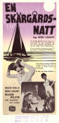 En skärgårdsnatt 1953 movie poster Ingrid Thulin Öllegård Wellton Lissi Alandh Bengt Logardt Skärgård Ships and navy