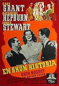 The Philadelphia Story 1940 movie poster Cary Grant Katharine Hepburn James Stewart George Cukor