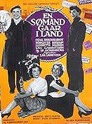 En sömand gaar i land 1950 movie poster Poul Reichhardt Lau Lauritzen Denmark