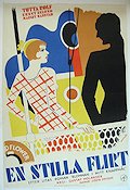 En stilla flirt 1934 movie poster Tutta Rolf Ernst Eklund Ships and navy Art Deco