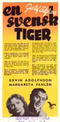 En svensk tiger 1948 poster Edvin Adolphson Margaretha Fahlén Erik Bullen Berglund Gustaf Edgren