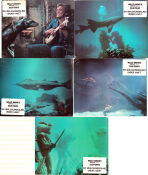 20000 Leagues Under the Sea 1954 lobby card set Kirk Douglas James Mason Peter Lorre Richard Fleischer Diving Fish and shark