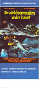 20000 Leagues Under the Sea 1954 movie poster Kirk Douglas James Mason Peter Lorre Richard Fleischer Diving Fish and shark