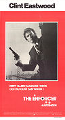 The Enforcer 1976 movie poster Clint Eastwood Tyne Daly James Fargo Find more: Dirty Harry Bridges Guns weapons
