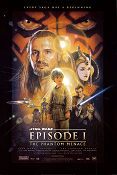 Episode I The Phantom Menace 1999 movie poster Liam Neeson Ewan McGregor George Lucas Find more: Star Wars Kids