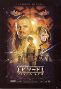 Episode I The Phantom Menace 1999 movie poster Liam Neeson Ewan McGregor George Lucas Find more: Star Wars 3-D