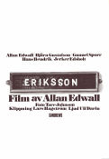 Eriksson 1969 movie poster Björn Gustafson Inge Edsholt Gunnel Sporr Torsten Wahlund Allan Edwall