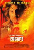 Escape From LA 1996 movie poster Kurt Russell Steve Buscemi Stacy Keach John Carpenter