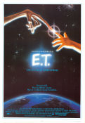 E.T. the Extra-Terrestrial 1982 poster Dee Wallace Drew Barrymore Steven Spielberg Text: Melissa Mathison