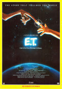 E.T. the Extra-Terrestrial 1982 poster Dee Wallace Drew Barrymore Steven Spielberg Writer: Melissa Mathison