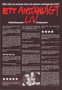 A Respectable Life 1979 poster Kenta Gustavsson Stefan Jarl
