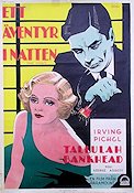 The Cheat 1931 movie poster Tallulah Bankhead Harvey Stephens Irving Pichel George Abbott