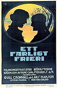 Ett farligt frieri 1919 movie poster Lars Hanson Rune Carlsten Gull Cronvall