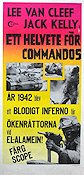 Commandos 1969 movie poster Lee Van Cleef Dario Argento War