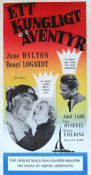Ett kungligt äventyr 1956 movie poster Jean Anderson Jane Hylton Bengt Logardt Adolf Jahr Dan Birt