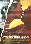 Ett oanständigt förslag 1993 poster Robert Redford Demi Moore Woody Harrelson Adrian Lyne Romantik