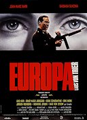 Europa 1991 movie poster Jean-Marc Barr Barbara Sukowa Udo Kier Ernst-Hugo Järegård Lars von Trier Denmark
