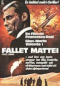 Il caso Mattei 1971 poster Gian Maria Volonté Francesco Rosi