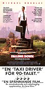 Falling Down 1993 movie poster Michael Douglas Robert Duvall Barbara Hershey Joel Schumacher Guns weapons