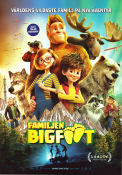 Familjen Bigfoot 2020 poster Jules Medcraft Jérémie Degruson Animerat