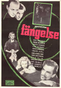 Prison 1949 movie poster Doris Svedlund Birger Malmsten Eva Henning Stig Olin Hasse Ekman Ingmar Bergman