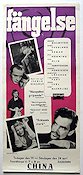 Prison 1949 movie poster Doris Svedlund Birger Malmsten Eva Henning Stig Olin Hasse Ekman Ingmar Bergman
