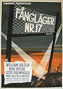 Stalag 17 1953 movie poster William Holden Billy Wilder War Find more: Nazi