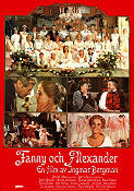 Fanny and Alexander 1982 movie poster Jarl Kulle Ewa Fröling Jan Malmsjö Erland Josephson Allan Edwall Ingmar Bergman