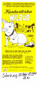 Fantastiska Wilbur 1973 poster Charles A Nichols Filmbolag: Hanna-Barbera Musik: Robert Richard Sherman Animerat Insekter och spindlar Musikaler