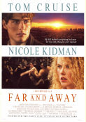 Far and Away 1992 movie poster Tom Cruise Nicole Kidman Thomas Gibson Ron Howard Romance