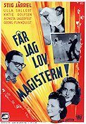 Får jag lov magistern! 1947 movie poster Stig Järrel Ulla Sallert Katie Rolfsen Börje Larsson Dance